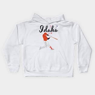 Idaho USA Baseball Kids Hoodie